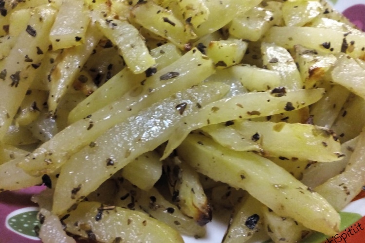 Patate al forno come fritte